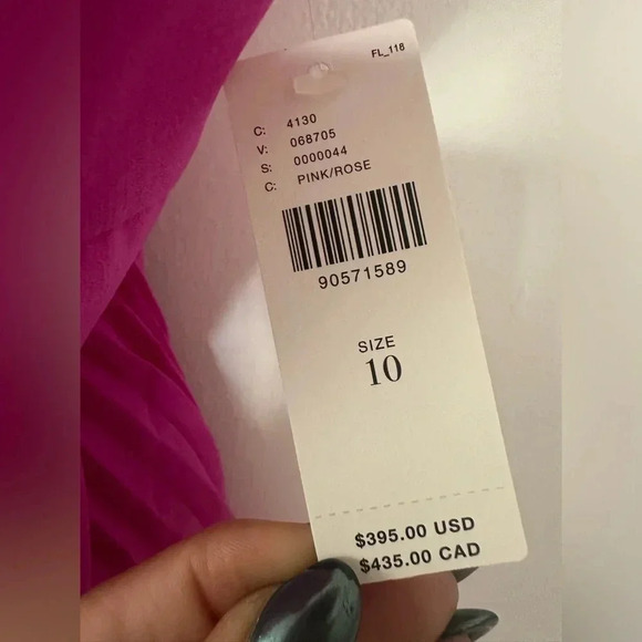 Acler Griffith Ruffled Mini Dress with Spaghetti Straps Size 10 - Picture 7 of 10